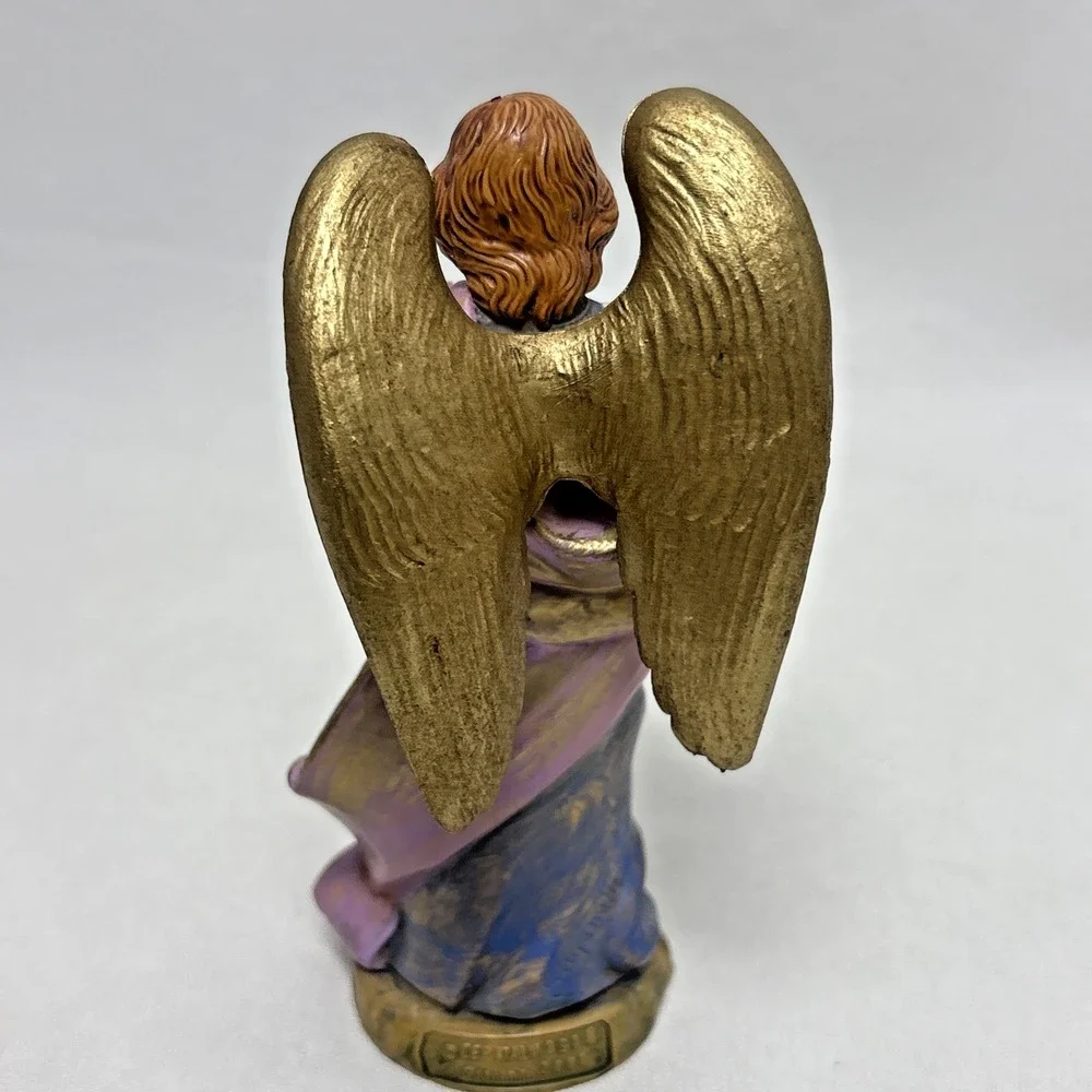 2002 Fontanini Angel Aurora With Flowers 391 Collectors Figurine Vintage Depose